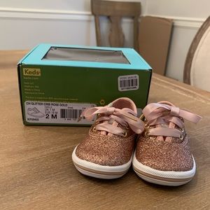 Rose Gold Kate Spade for Keds Infant Shoes